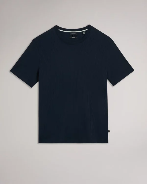 navy blue cotton top