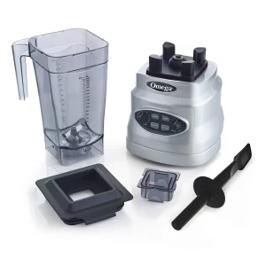 omega juicer blender silver