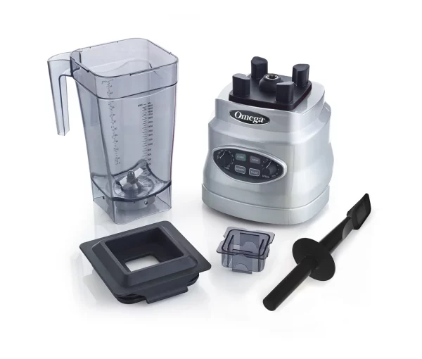 omega juicer blender silver