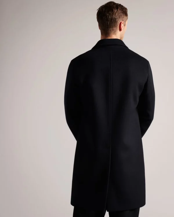 refined wool overcoat